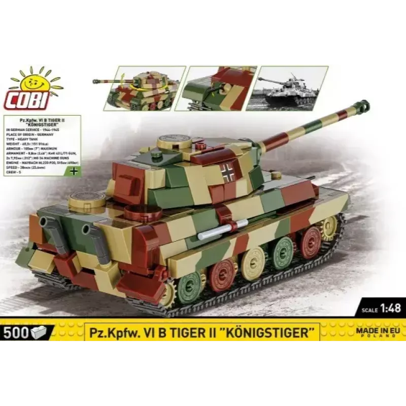 Plastic Model Kit Cobi Pz.Kpfw. VI B Tiger II Königstiger 1:35 scale (COBI-2732)
