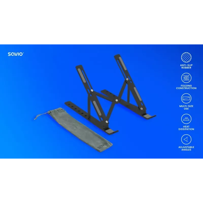 Laptop stand SAVIO PB-05 adjustable height portable — SAVIO PB-05