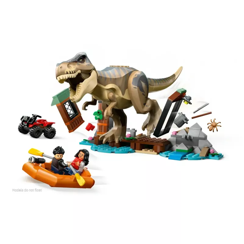 LEGO dinosaur building set T. rex River Escape 76975 — 199 pieces, 2 minifigures, age 5+