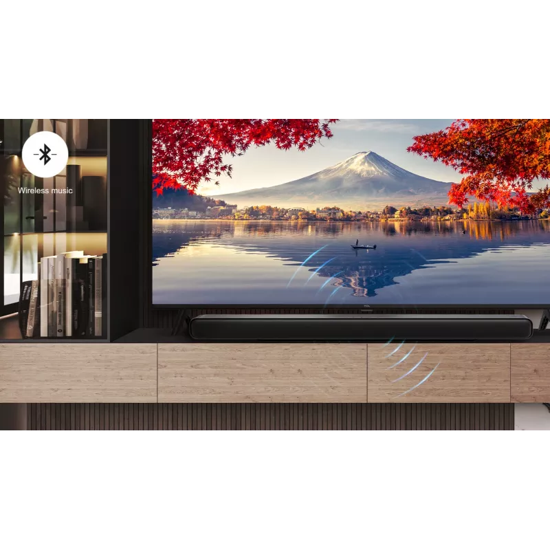 TCL S S55H Class 2.1 Channel Sound Bar with Dolby Atmos, Wireless Subwoofwer, and Bluetooth Music Streaming