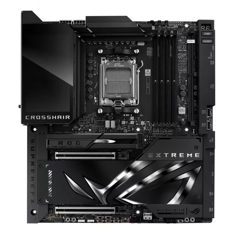 Motherboard ASUS ROG CROSSHAIR X870E EXTREME — AMD X870E, Socket AM5, Extended ATX, DDR5, 4 DIMM, Wi‑Fi 7, 5 Gb LAN, 5x M.2