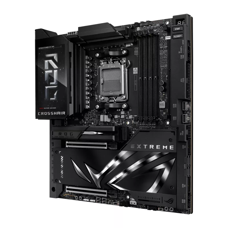 Motherboard ASUS ROG CROSSHAIR X870E EXTREME — AMD X870E, Socket AM5, Extended ATX, DDR5, 4 DIMM, Wi‑Fi 7, 5 Gb LAN, 5x M.2