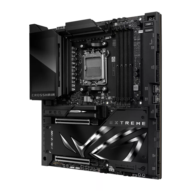 Motherboard ASUS ROG CROSSHAIR X870E EXTREME — AMD X870E, Socket AM5, Extended ATX, DDR5, 4 DIMM, Wi‑Fi 7, 5 Gb LAN, 5x M.2