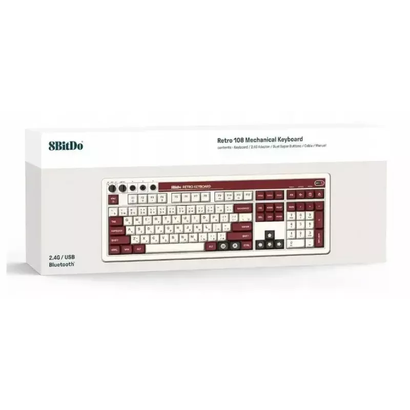 Mechanical keyboard 8Bitdo RET00493 RGB backlit compact