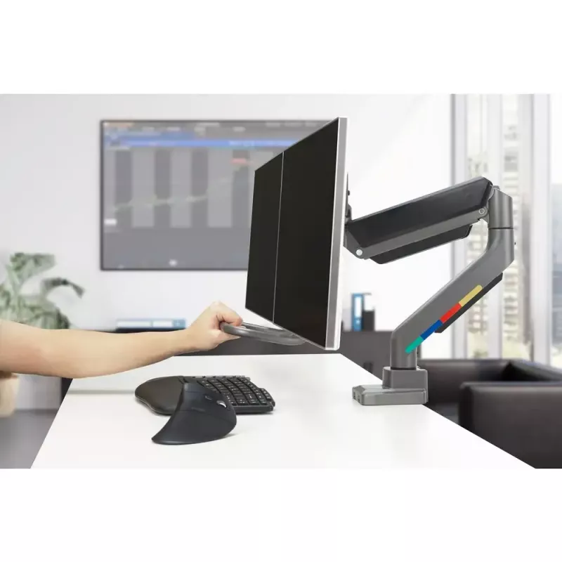 Dual Monitor Arm Kensington SmartFit K58272WW Clamp/Grommet 18kg