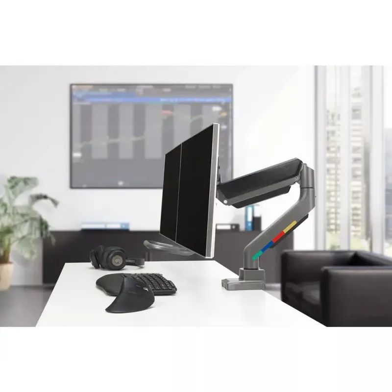 Dual Monitor Arm Kensington SmartFit K58272WW Clamp/Grommet 18kg