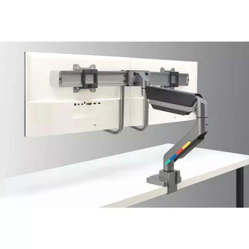 Dual Monitor Arm Kensington SmartFit K58272WW Clamp/Grommet 18kg