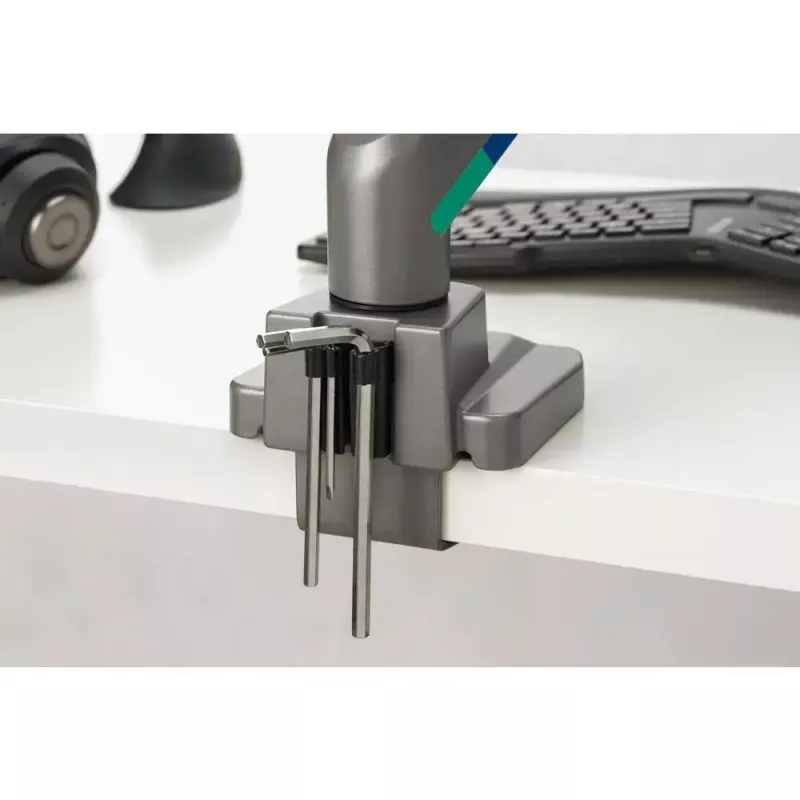 Dual Monitor Arm Kensington SmartFit K58272WW Clamp/Grommet 18kg