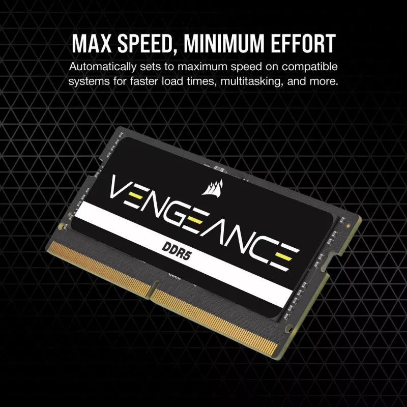 CORSAIR Memory 32GB Vengeance DDR5 SoDIMM (2x16gb) DDR5 5600mt/s (pc5-44800) CL48 1.1v