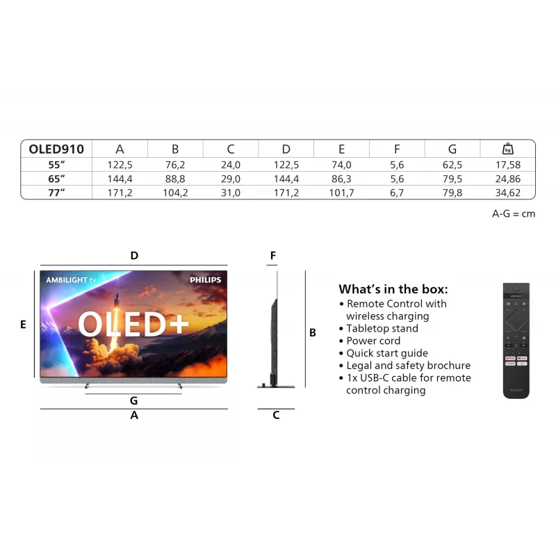 Television Philips 65OLED910/12 65 inch 4K Ultra HD OLED 3840 x 2160