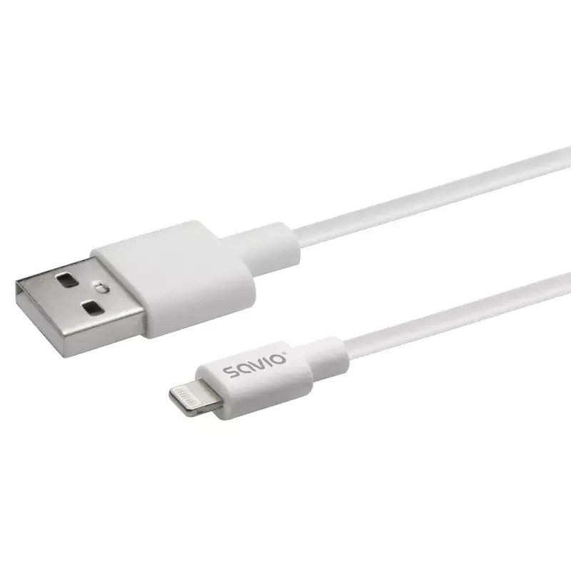 USB cable Savio CL-192 1m USB A USB 2.0 White