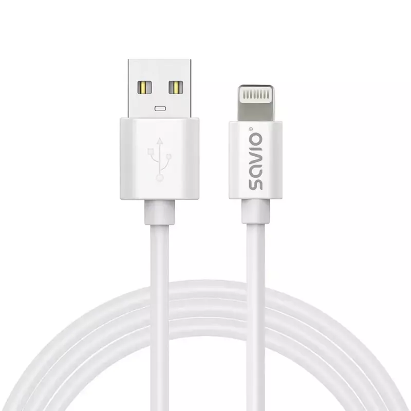 USB cable Savio CL-192 1m USB A USB 2.0 White
