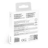Wireless indoor mobile charger SAVIO LA-11, Qi 1.2, 15 W, white, 55×55×5 mm