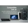 ITEC i-tec USB-C KVM Dock PRO for Three Hosts, Dual Video, 2x Power Delivery (max 92W), USB 3.2, 10 Gbps, Gigabit Ethernet