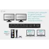 ITEC i-tec USB-C KVM Dock PRO for Three Hosts, Dual Video, 2x Power Delivery (max 92W), USB 3.2, 10 Gbps, Gigabit Ethernet