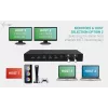 ITEC i-tec USB-C KVM Dock PRO for Three Hosts, Dual Video, 2x Power Delivery (max 92W), USB 3.2, 10 Gbps, Gigabit Ethernet
