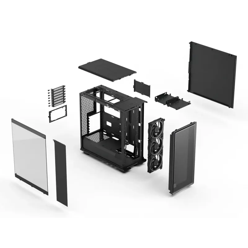PC case Fractal Design Epoch Black TG RGB Light Tint Midi Tower Black