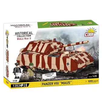 Cobi Building Blocks Panzer VIII Maus model kit 1:35 scale COBI-3138, detailed military vehicle replica