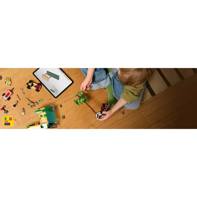 LEGO Jurassic World set 76973 — Raptor & Titanosaurus with 3 figures, 582 pieces, ages 7+