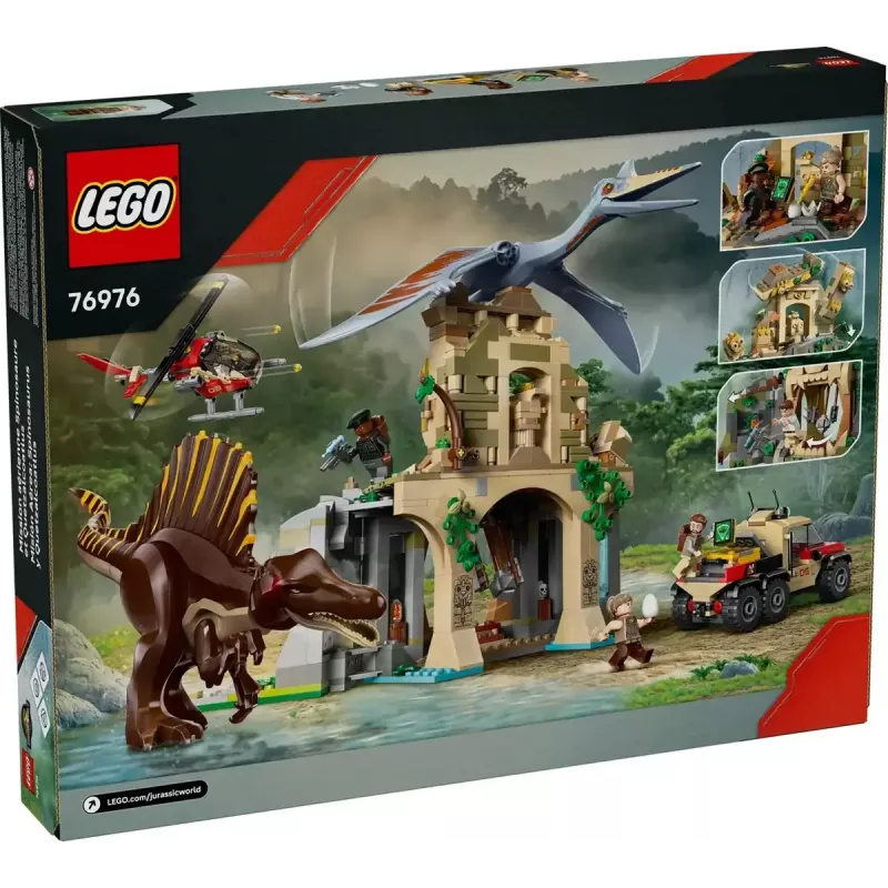 LEGO Jurassic World Air Mission with Quetzalcoatlus and Spinosaurus 76976 — 984 pieces, 4 minifigures, age 8+