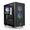 PC case Thermaltake Versa H16 TG ARGB Micro Tower Black