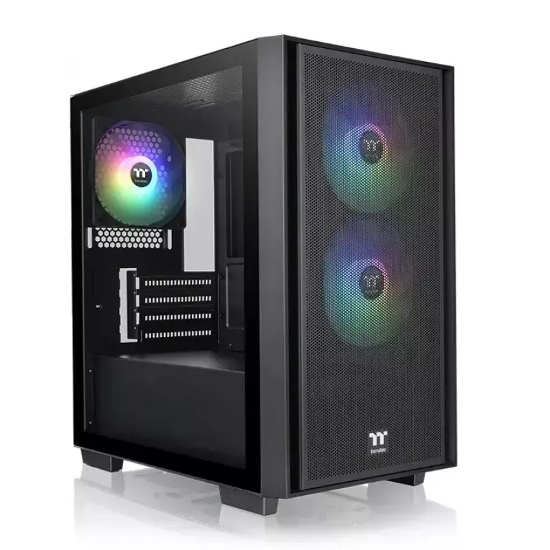 PC case Thermaltake Versa H16 TG ARGB Micro Tower Black