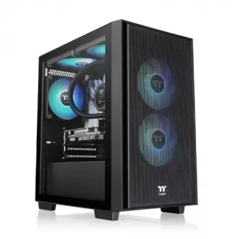 PC case Thermaltake Versa H16 TG ARGB Micro Tower Black