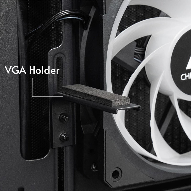 Chieftec GT-01B-OP computer case Midi Tower Black