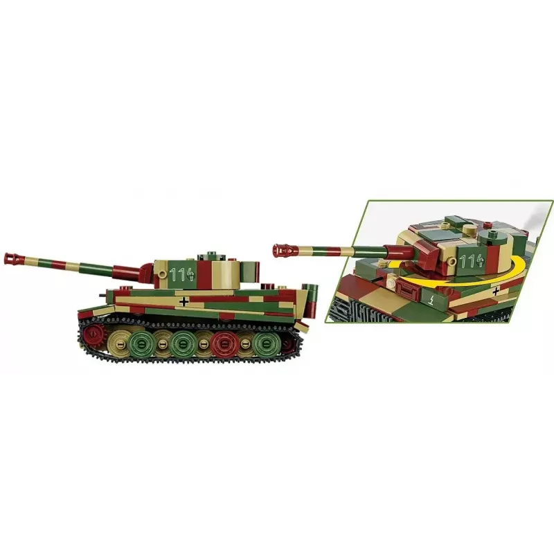 Scale model building set Cobi Pz.Kpfw. VI Tiger Ausf. E 1:35 scale, detailed brick kit