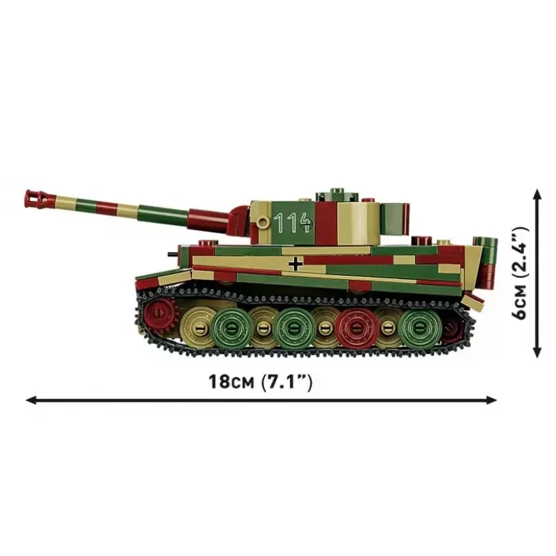 Scale model building set Cobi Pz.Kpfw. VI Tiger Ausf. E 1:35 scale, detailed brick kit