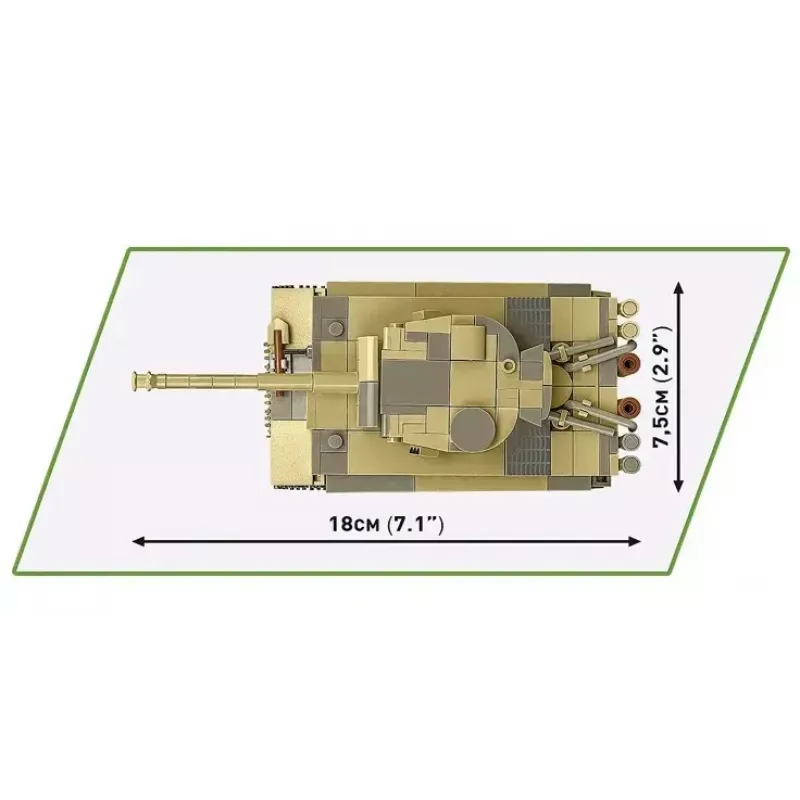 Construction Set Cobi Panzer VI Tiger I 442 pieces model COIB-2734