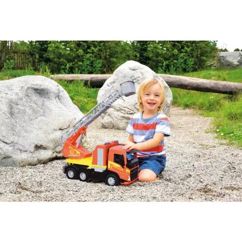 Toy fire truck Lena Volvo FMX Vehicle Worxx with ladder, model 04625