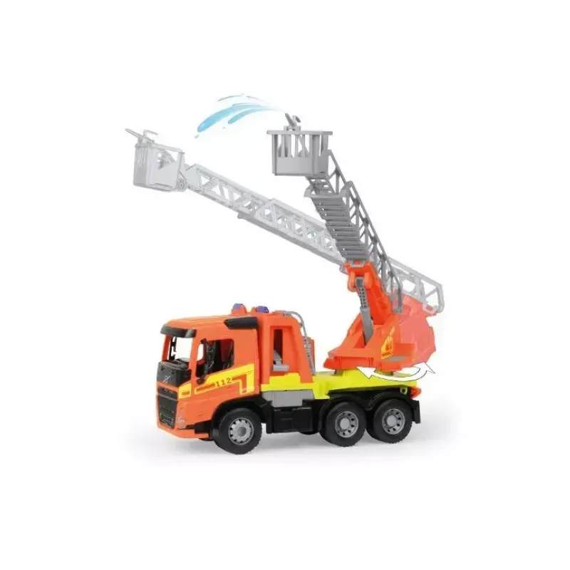 Toy fire truck Lena Volvo FMX Vehicle Worxx with ladder, model 04625