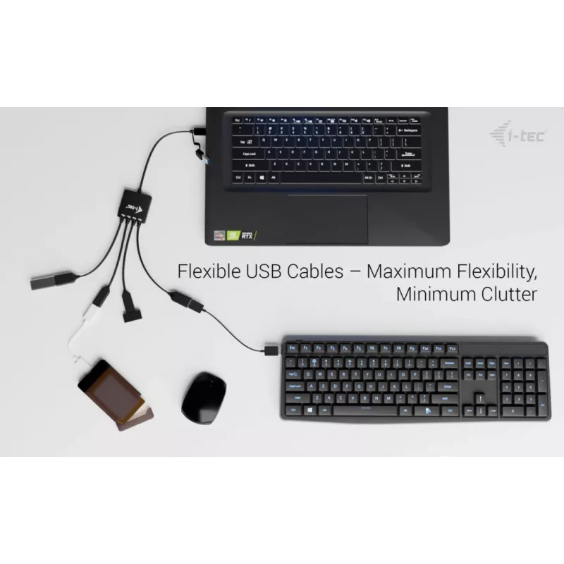 i-tec USB-C/USB-A Cable HUB 4 port (2x USB-C, 2x USB-A)