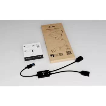 USB-A hub ITEC U3CBLHUB2A — 2 ports, USB 3.0 up to 5 Gbps