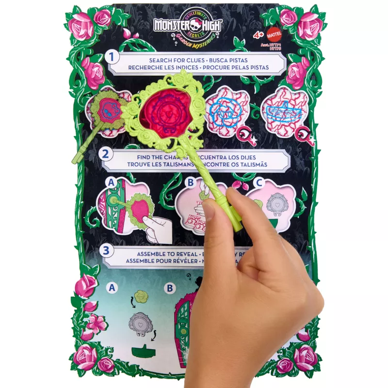 Monster High Skulltimate Secrets Garden Mysteries Playset, Venus McFlytrap Doll with 19+ Surprises
