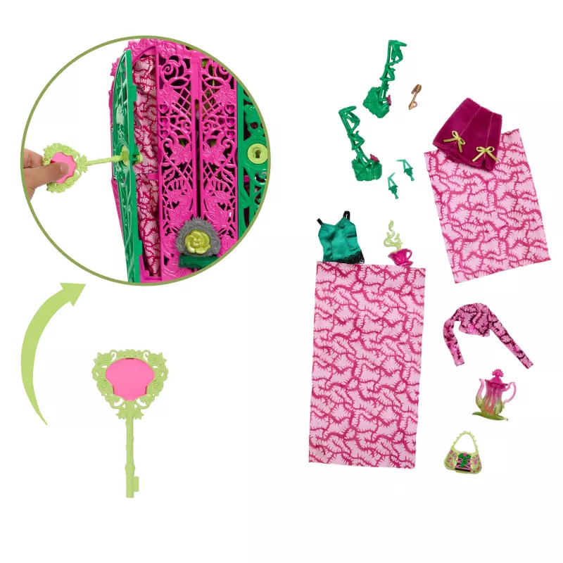 Monster High Skulltimate Secrets Garden Mysteries Playset, Venus McFlytrap Doll with 19+ Surprises