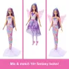 Barbie Doll Fantasy Fashion Pack with Accessories Including Mermaid Tail, Fairy Wings, & Necklaces