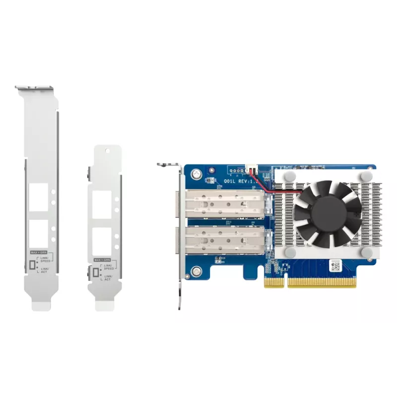 QNAP Dual-port 10GbE SFP+ network expansion card QXG-10G2SF-NXE PCI Express Wired