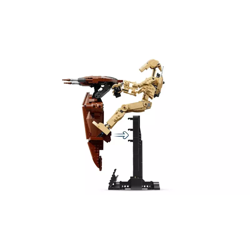LEGO building set Star Wars Battle Droid with STAP 75428 — 1088 pieces, 1 minifigure, display size 140×380×300 mm