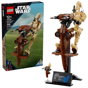 LEGO building set Star Wars Battle Droid with STAP 75428 — 1088 pieces, 1 minifigure, display size 140×380×300 mm