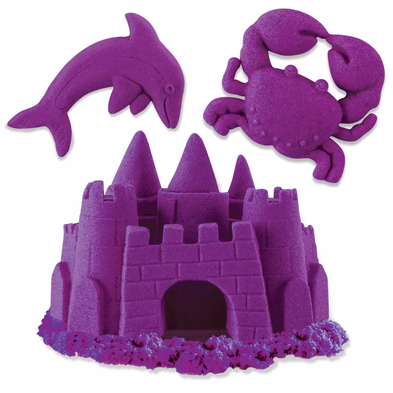 Kinetic Sand , 2lbs Purple Play Sand, Moldable Sensory Toys for Kids, Resealable Bag (Packaging May Vary), for Ages 3 and up