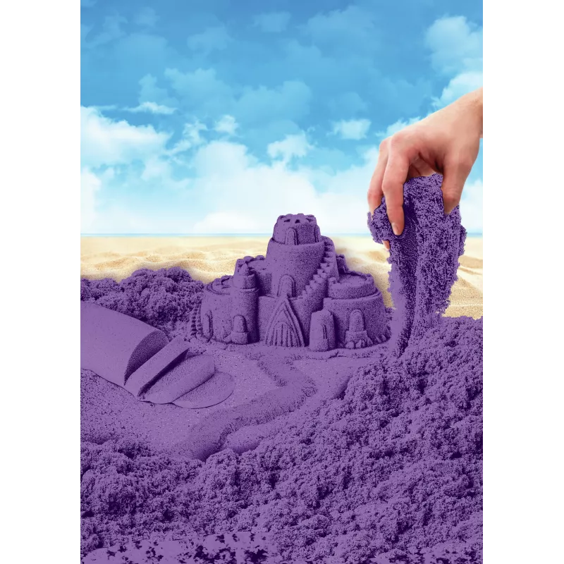 Kinetic Sand , 2lbs Purple Play Sand, Moldable Sensory Toys for Kids, Resealable Bag (Packaging May Vary), for Ages 3 and up