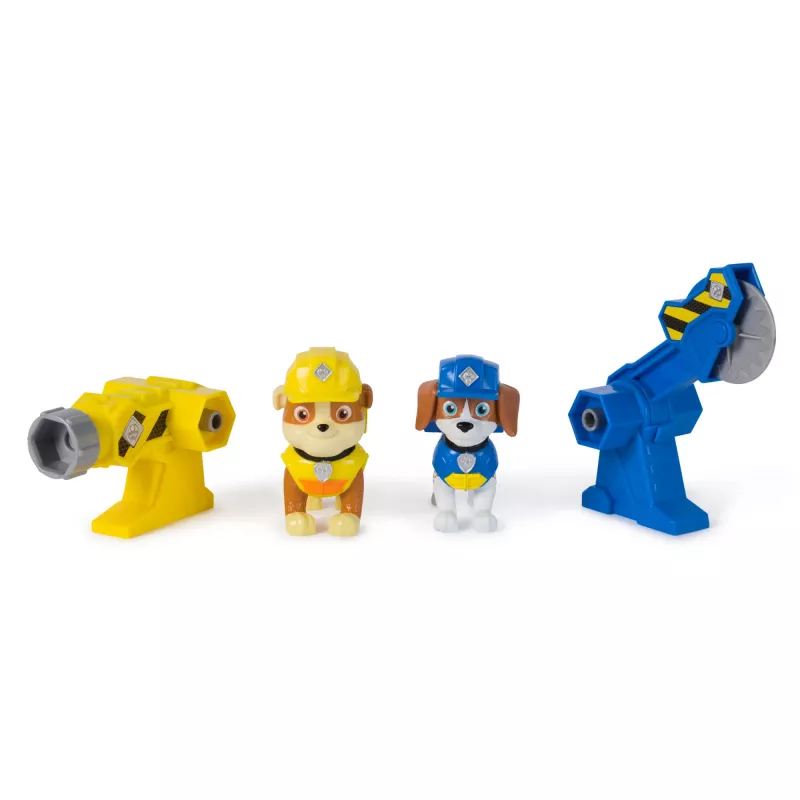 Figure set Usorteret Rubble & Wheeler Power Tool Pups with 2 tools and 2 building accessories, ages 3+