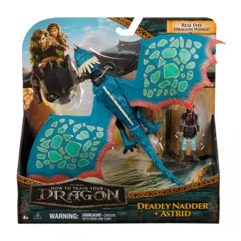 Spin Master How to Train Your Dragon Viking & Dragon Action Figure Set