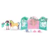 Unicorn Academy, Ava Doll & Color-Change Leaf Stall Playset, Easter Gifts Idea, Includes 15 Accessories, Dolls & Unicorn Toys for Girls Ages 4 and up