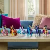 Unicorn Academy, Ava & Plant Magic Leaf with Light-up Effect, 2 Riding Accessories, Dolls & Unicorn Toys for Girls Ages 4 and up
