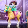 Unicorn Academy, Ava & Plant Magic Leaf with Light-up Effect, 2 Riding Accessories, Dolls & Unicorn Toys for Girls Ages 4 and up