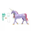 Spin Master Unicorn Academy Wildstar unicorn figure 11 inch with translucent saddle and bridle, multicolour, plastic, for ages 4+