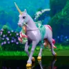 Spin Master Unicorn Academy Wildstar unicorn figure 11 inch with translucent saddle and bridle, multicolour, plastic, for ages 4+